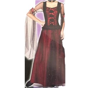 Vampire Costume Maxi Dress